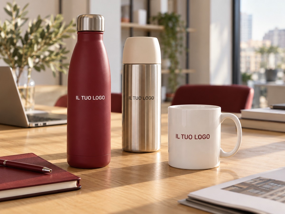 Borracce, tazze e thermos personalizzati con logo