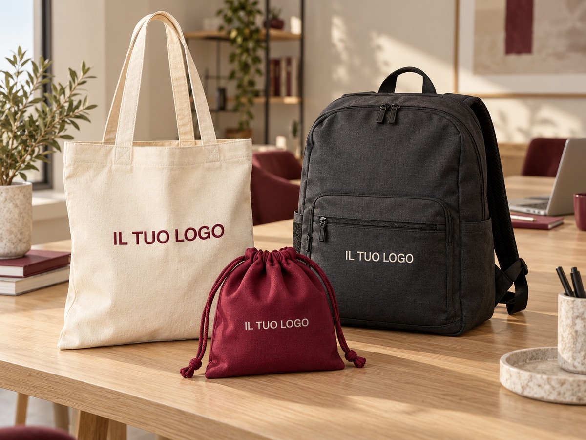 Shopper, borse e zaini personalizzati con logo