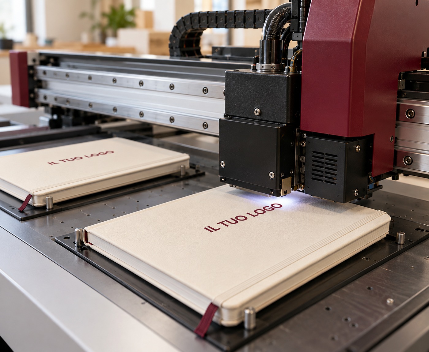 Personalizzazione professionale di gadget aziendali con logo